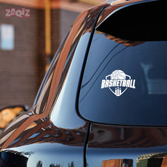 Basketball Badge Car Window Sticker | Premium Sports Vinyl Decal for Cars & Laptops (Copy)