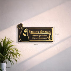 Matte Finish Acrylic Name Plate