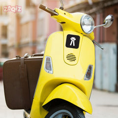 Zaqiz Stickers Durable Advocate Stickers – Perfect for Cars & Bikes