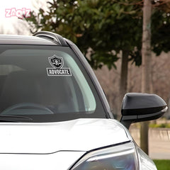 Advocate on Board Sticker for Cars