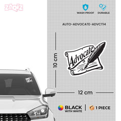 Advocate Life Tag for Cars and Bikes