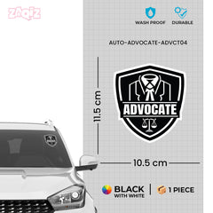 Bold Advocate Sticker for Road Awareness