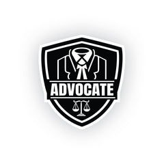Bold Advocate Sticker for Road Awareness