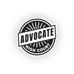 Durable Advocate Sticker for Vehicles