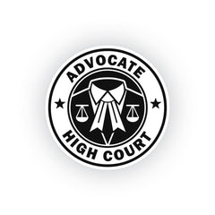 Legal Advocate Decal for Car Windows