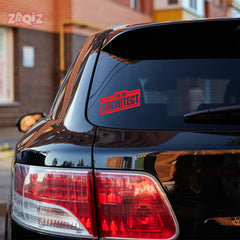 Durable Architect Design Decal for Vehicles