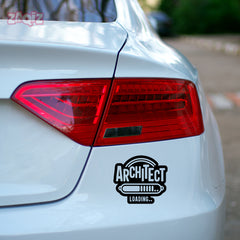 Architect Shield Sticker for Design Enthusiasts