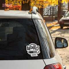 Architect Shield Sticker for Design Enthusiasts