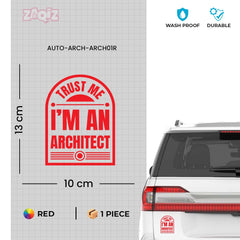 Proud Architect Sticker for Cars and Laptops
