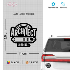 Architect Shield Sticker for Design Enthusiasts