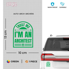 Proud Architect Sticker for Cars and Laptops