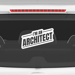 Durable Architect Design Decal for Vehicles