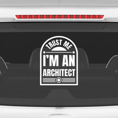 Proud Architect Sticker for Cars and Laptops