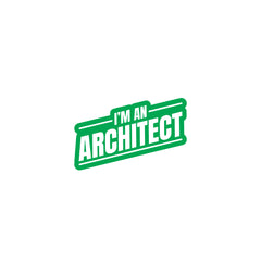Durable Architect Design Decal for Vehicles