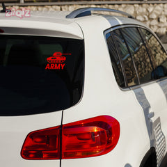 Road Awareness Army Shield Car Decal