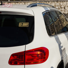 Classic Army Life Car Window Sign