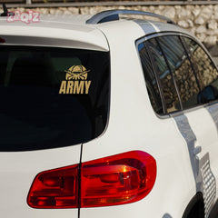 Support Our Troops Army Car Tag
