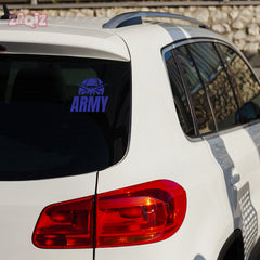 Support Our Troops Army Car Tag