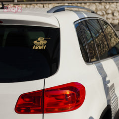 Road Awareness Army Shield Car Decal