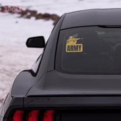 Compact Army Emblem Car Safety Decal