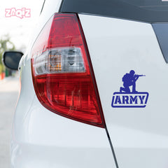 Road Safe Army Veteran Shield Decal