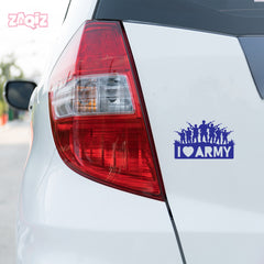 Army Life Emblem Sticker for SUVs