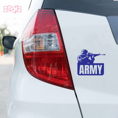 Compact Army Emblem Car Safety Decal