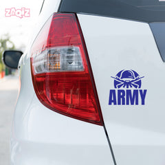 Support Our Troops Army Car Tag