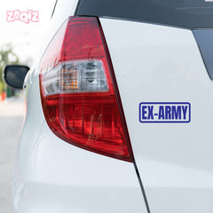 Classic Army Life Car Window Sign