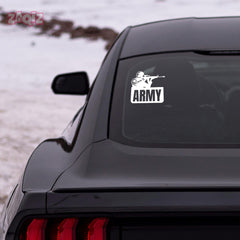 Compact Army Emblem Car Safety Decal