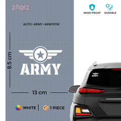 Proud Army Officer on Board Sticker