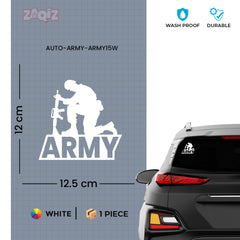 Army Officer Shield Decal for Drivers