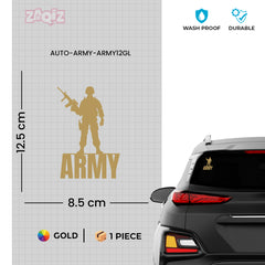 Army Forces on Duty Sticker for Cars