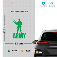 Army Forces on Duty Sticker for Cars