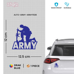 Army Officer Shield Decal for Drivers