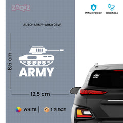 Road Awareness Army Shield Car Decal