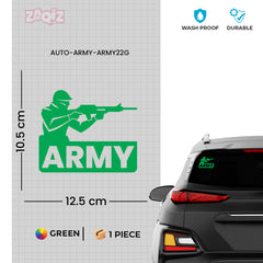 Support Army Heroes Sticker for Cars