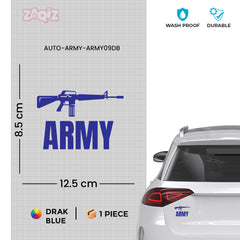 Elegant Army Star Design for Cars