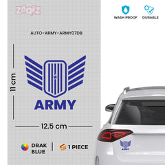 Durable Army Safety Sticker for Drivers