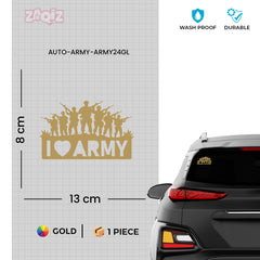 Army Life Emblem Sticker for SUVs