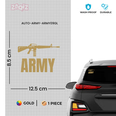 Elegant Army Star Design for Cars