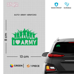 Army Life Emblem Sticker for SUVs