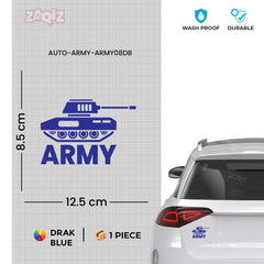 Road Awareness Army Shield Car Decal