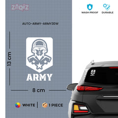 Proud Army Service Vehicle Tag for Drivers