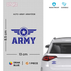 Proud Army Officer on Board Sticker