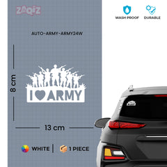 Army Life Emblem Sticker for SUVs