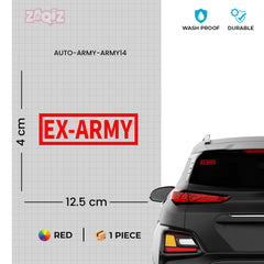 Support the Army Sticker for Vehicles