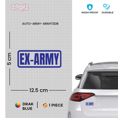 Classic Army Life Car Window Sign