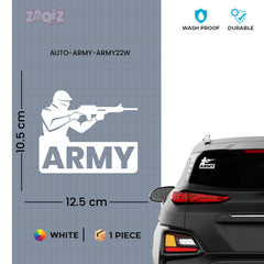 Support Army Heroes Sticker for Cars