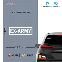Support the Army Sticker for Vehicles